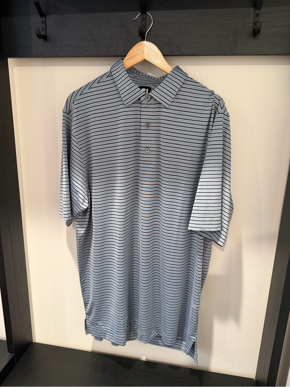 FootJoy Blue/Grey Striped Polo